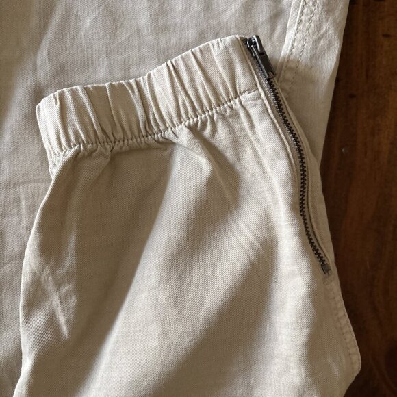Gap Tan Chino Pants Zips At Bottom Size 16 NWT - Picture 7 of 11